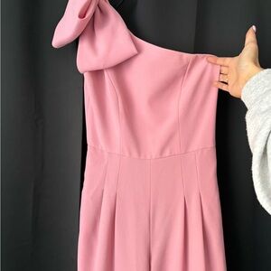 Gal Meets Glam Pink One-Shoulder Jumpsuit